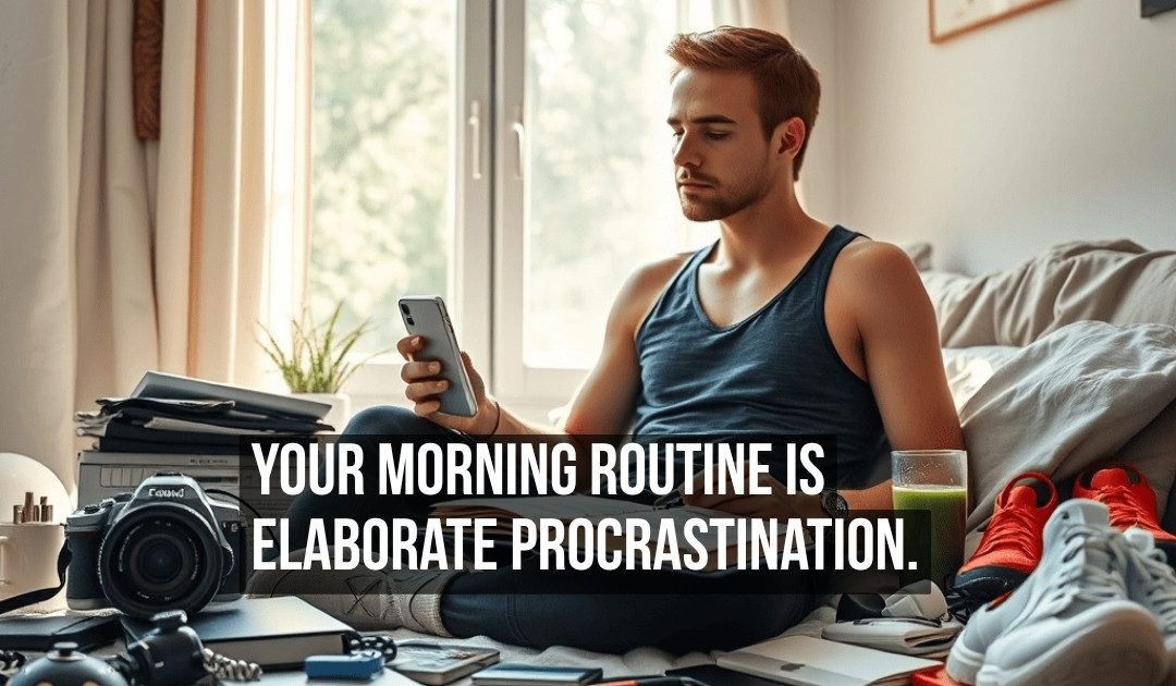 Your Morning Routine Is High-Performance Procrastination Dressed Up as Discipline and It Is Not Working