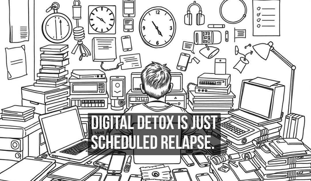 Digital Detox Is Just Scheduled Relapse and Proves Your Relationship With Technology Is Already Broken