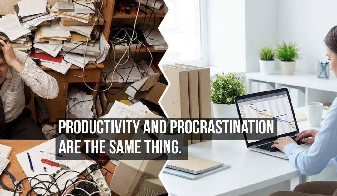 Productivity and Procrastination Are Neurologically Identical and Your Brain Genuinely Cannot Tell the Difference Between Them