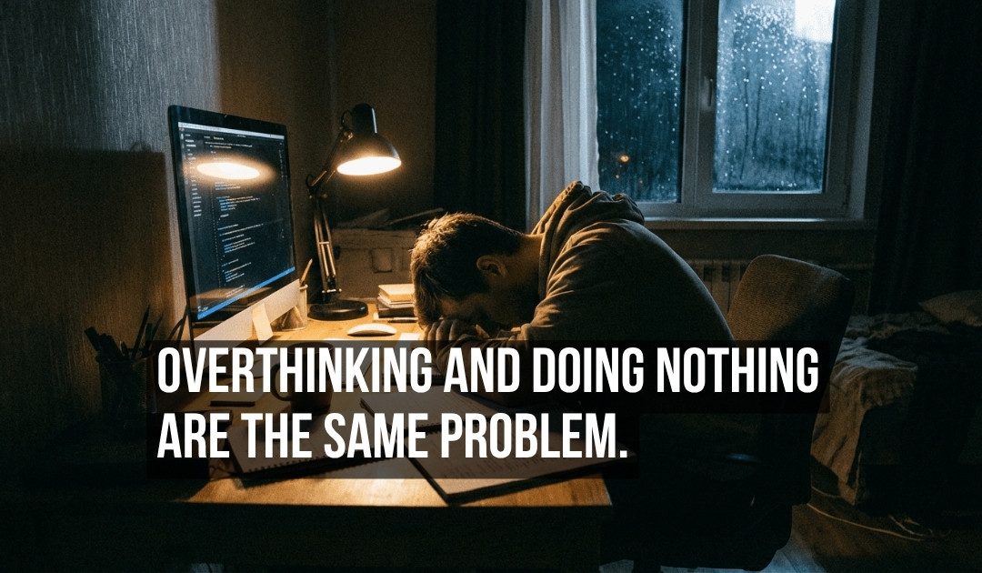 Overthinking and Inaction Are the Same Loop and Your Brain Cannot Tell Them Apart