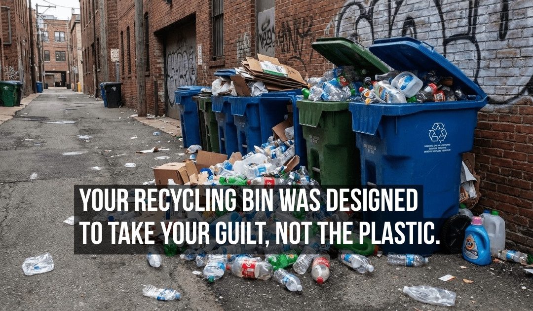 Your Recycling Bin Is a Corporate Guilt Transfer Designed to Make Waste Your Problem