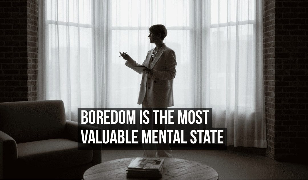 Boredom Is the Most Valuable Mental State We Have and Smartphones Are Systematically Destroying It