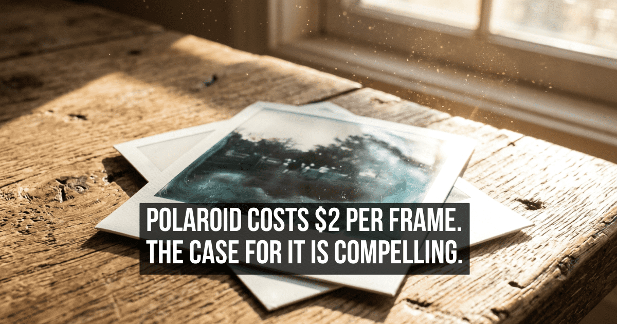 The Serious Case for Polaroid Photography in a World That Can Already Remember Everything