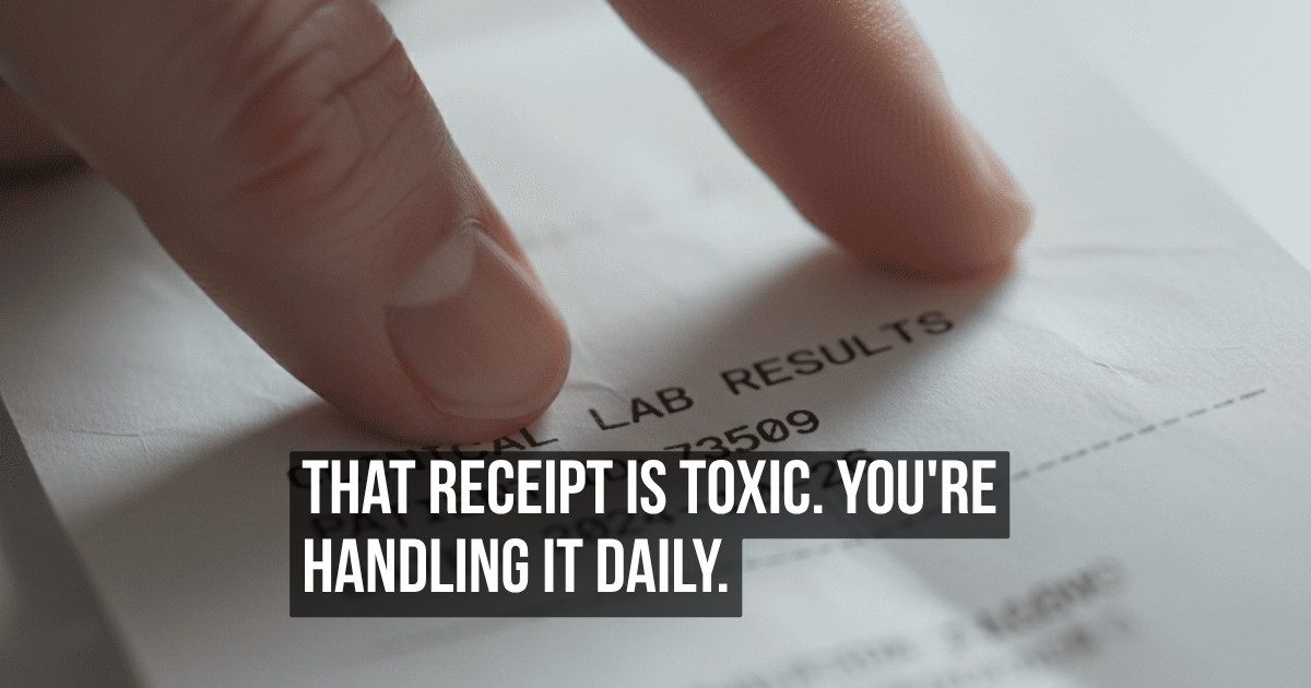 The Receipt in Your Wallet Is Coated in a Chemical That Enters Your Bloodstream Through Your Fingertips