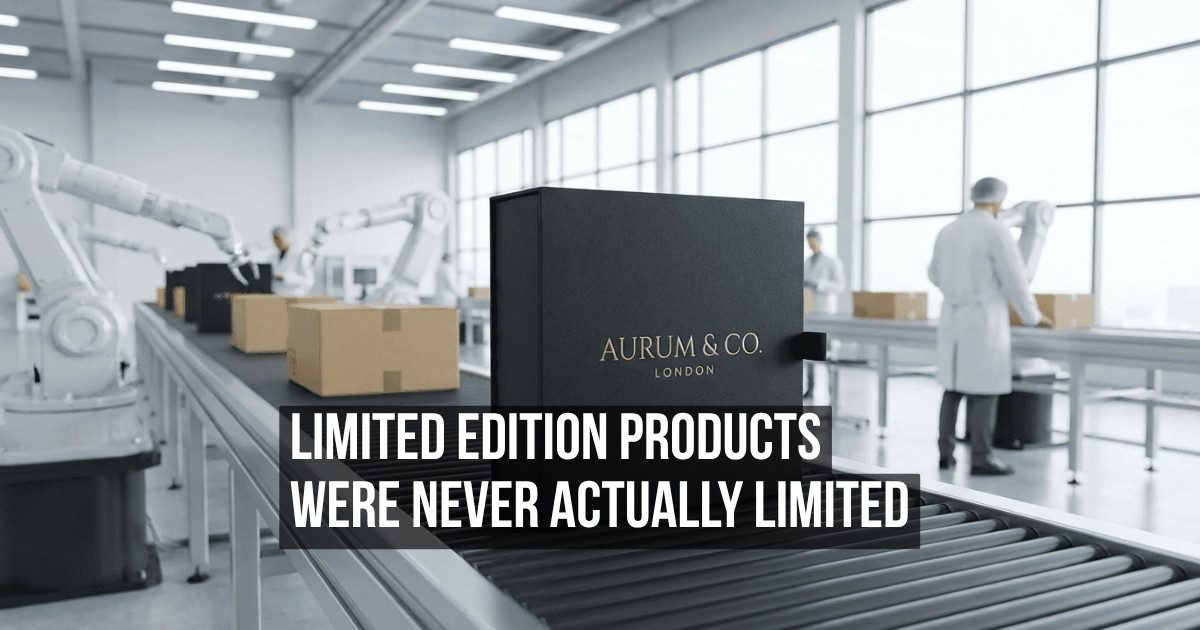 Why Every Limited Edition Product You Buy Was Always Planned for Mass Production From the Start