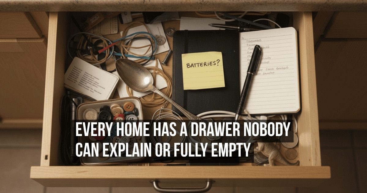 Every Drawer in Your Home Contains at Least One Object You Cannot Explain Keeping