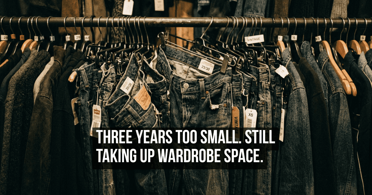 The Reason You Keep Clothes That Have Not Fit in Three Years