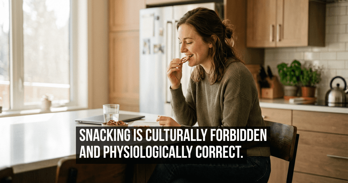 The Underrated Case for Eating Between Meals That Nobody Is Making Seriously