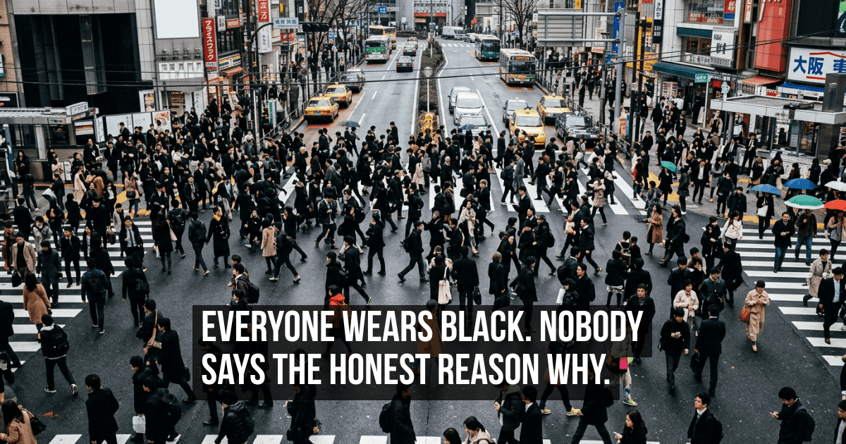 Why Almost Everyone Wears Black and Nobody Will Honestly Admit the Real Reason They Do