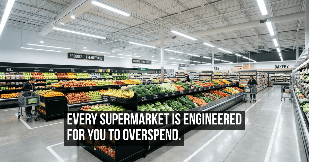 The Hidden Structure of Every Supermarket That Explains Why You Always Overspend