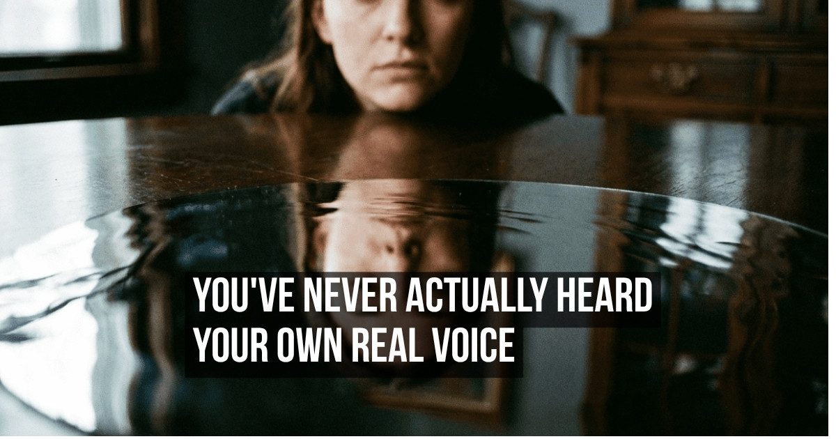 Why Hearing Your Own Voice Recorded Feels Like Meeting a Stranger