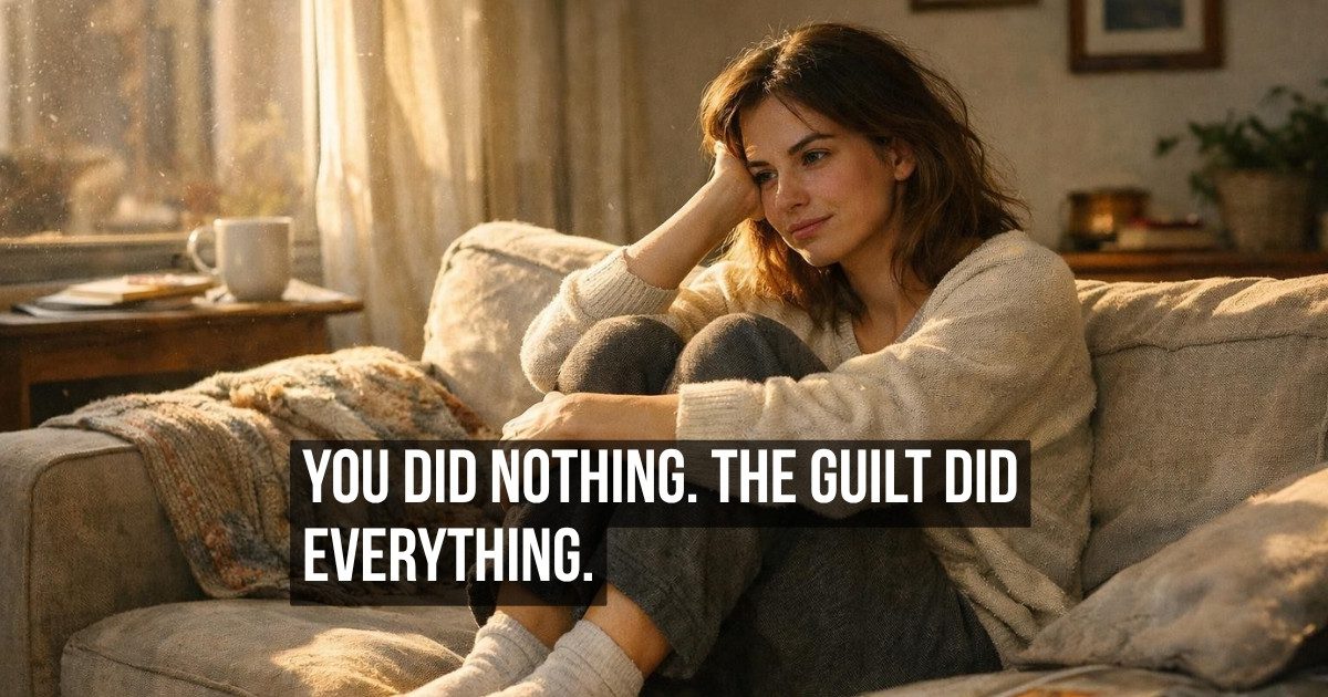 That Weird Guilt You Feel After Doing Absolutely Nothing All Weekend
