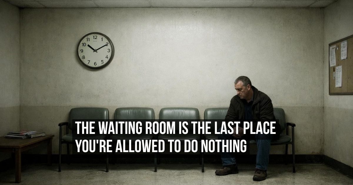 Why the Waiting Room Is the Last Unproductive Space Left and That Makes It Quietly Revolutionary