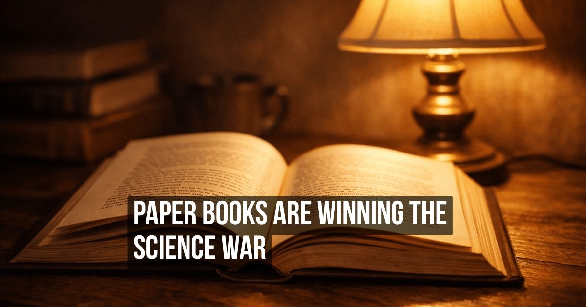 The Serious Case for Paper Books in a World That Insists Digital Reading Is Superior in Every Way