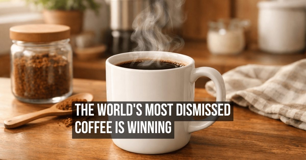 Why Cheap Instant Coffee Has Earned Far More Respect Than the Specialty Coffee Industry Wants to Give It