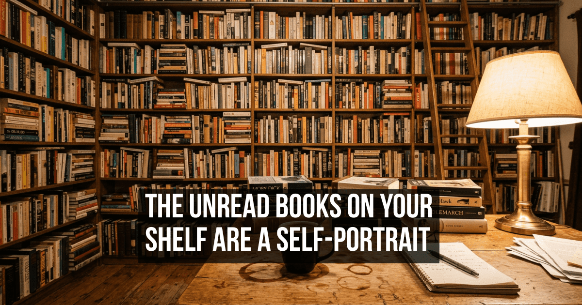 You Keep Buying Books You Will Never Finish and the Shelf Knows It