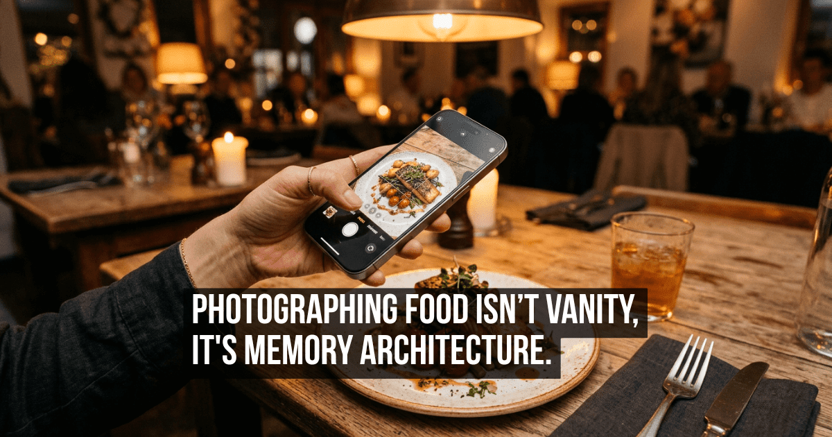 Taking Photos of Your Food Before Eating Is Not Vanity